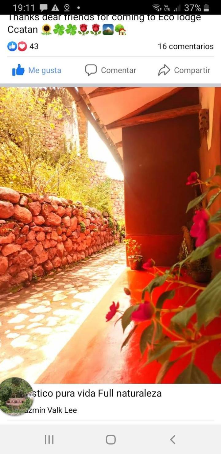 Ecolodge Ccatan Urubamba Exterior foto
